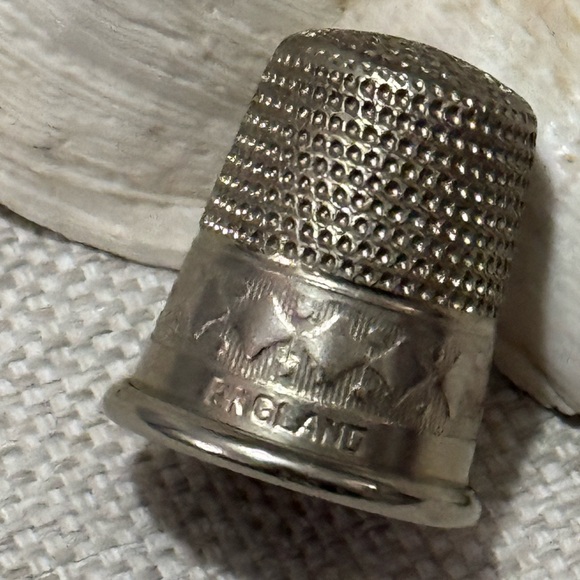 Vintage Other - Vintage Silver Thimble-Stamped England-Lightly Used Condition as Pictured